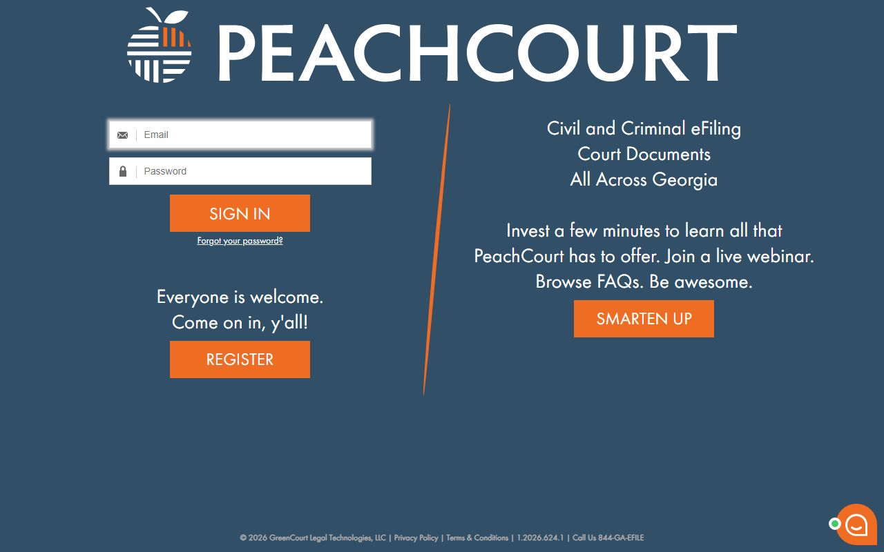 Decatur County Clerk of Superior Court PeachCourt e-filing vendor page