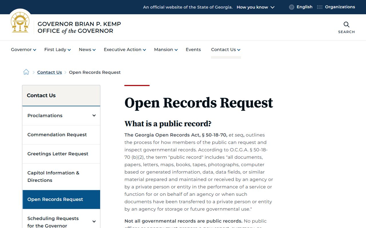 Decatur County arrest records and court charges Georgia open records request