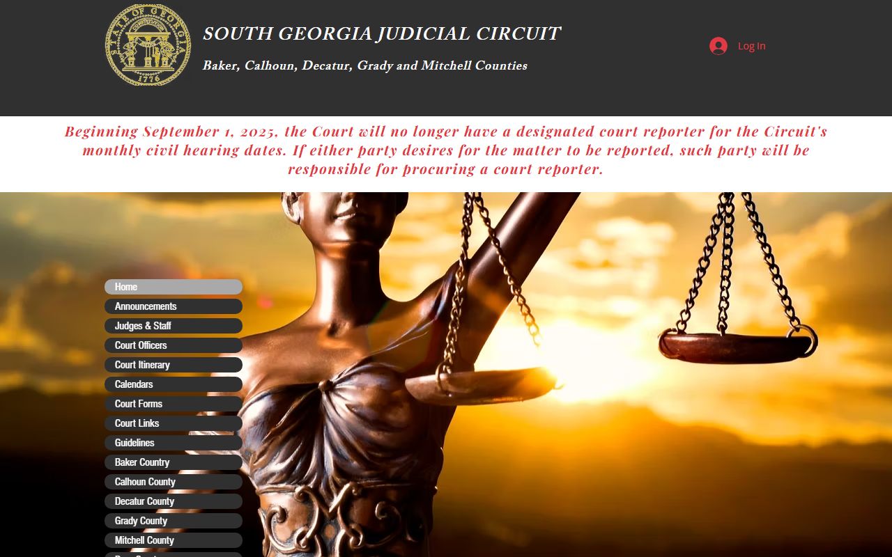 Decatur County court records South Georgia Judicial Circuit homepage