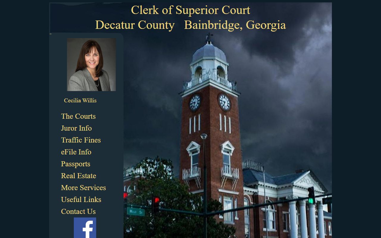 Decatur County court records Clerk of Superior Court homepage