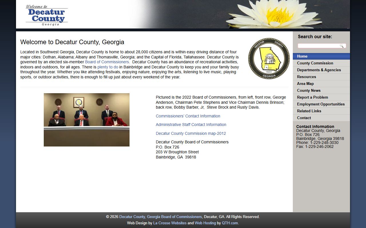 Decatur County court records official county homepage